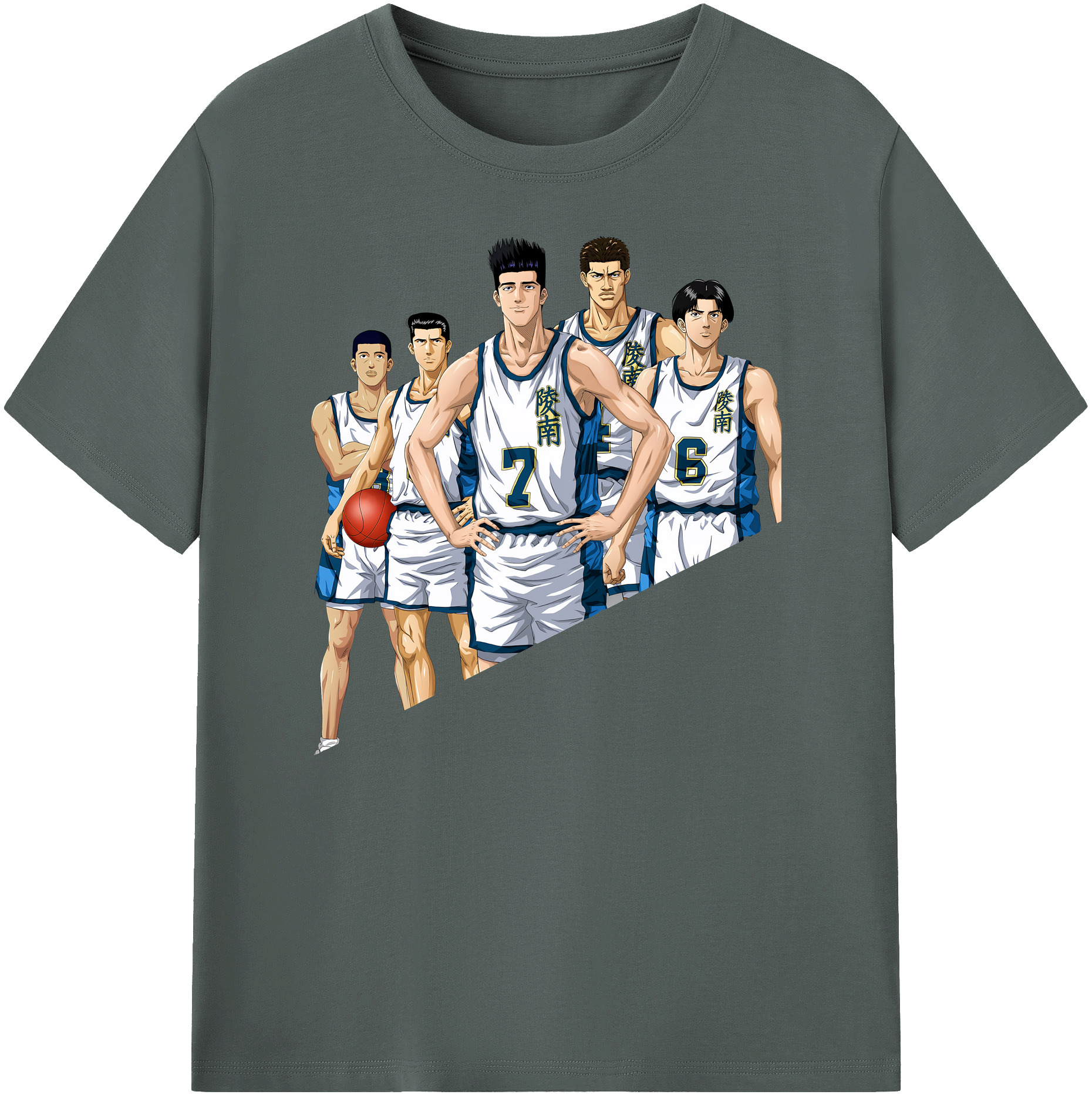 （画像用） SLAM DUNK／スラムダンク 綿100％ メンズ半袖Tシャツ｜肌触りやわらか＆通気性